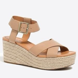 J. CREW Platform Sandals 8